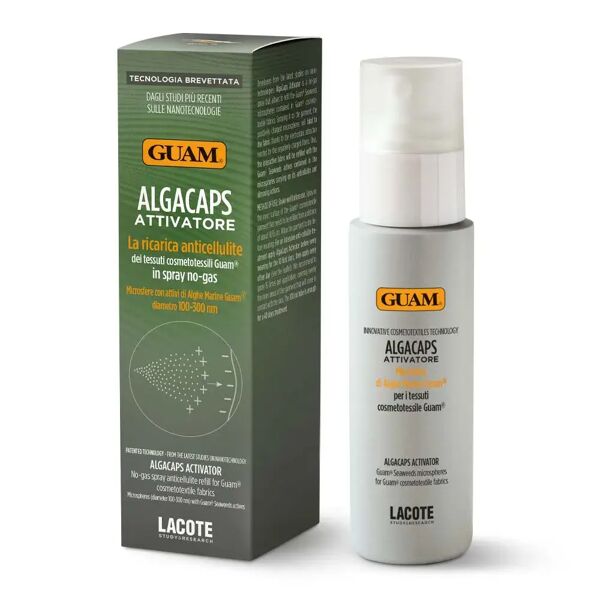 guam algacaps attivatore spray microsfere alghe marine anti cellulite e snellente 100 ml