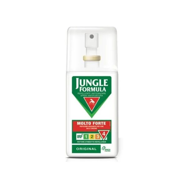 jungle formula molto forte spray original repellente antizanzara 75 ml