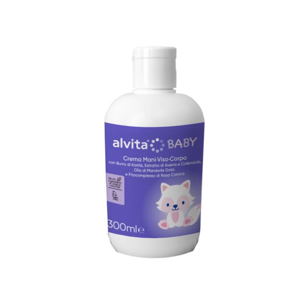 alvita baby crema mani viso corpo 300 ml