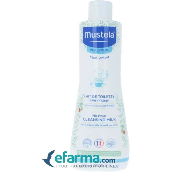 mustela latte di toilette detersione viso e sederino pelle secca 750 ml