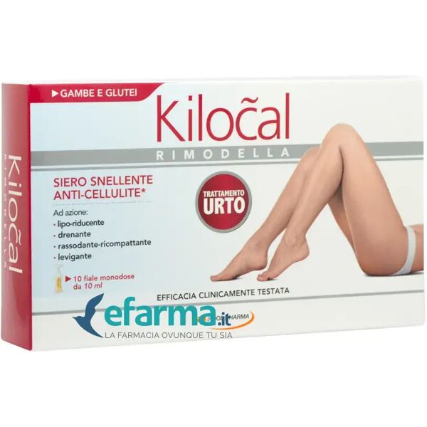 kilocal rimodella siero snellente anti-cellulite trattamento urto gambe e glutei 10 ml