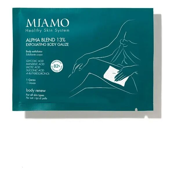 miamo body renew alpha blend 13% esfoliante corpo 1 garza