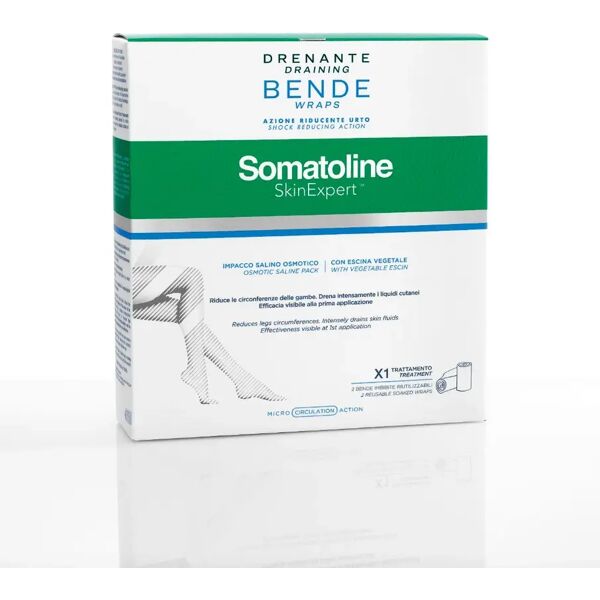 somatoline skinexpert somatoline skin expert bende snellenti drenanti azione riducente urto 1 applicazione