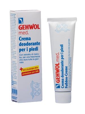 gehwol gewhol crema deodorante idratante piedi 75 ml