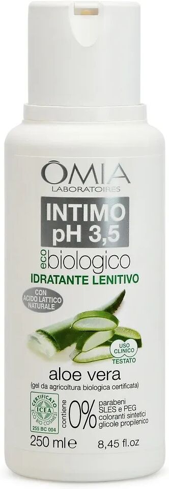 omia gel detergente intimo ecobio ph 3,5 con aloe vera 250 ml