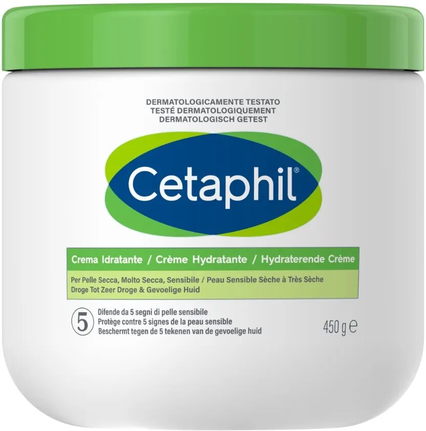 cetaphil crema idratante viso e corpo pelle secca barattolo 450 g