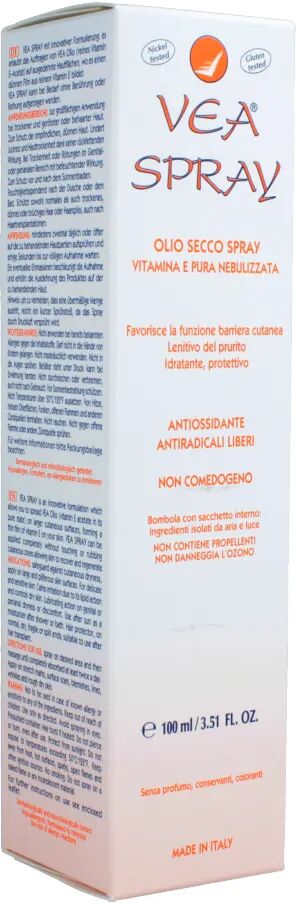 vea cosmetics vea spray olio base protettivo e idratante 100 ml