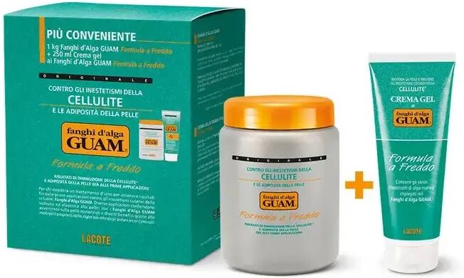 guam fanghi d'alga freddo anticellulite 1 kg + crema gel 250 ml