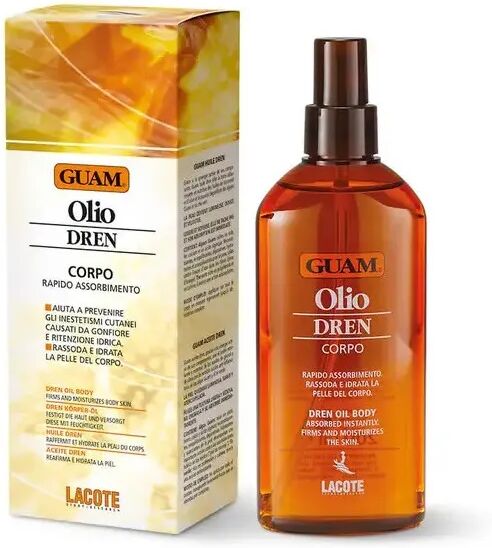 guam dren olio corpo anticellulite drenante 200 ml