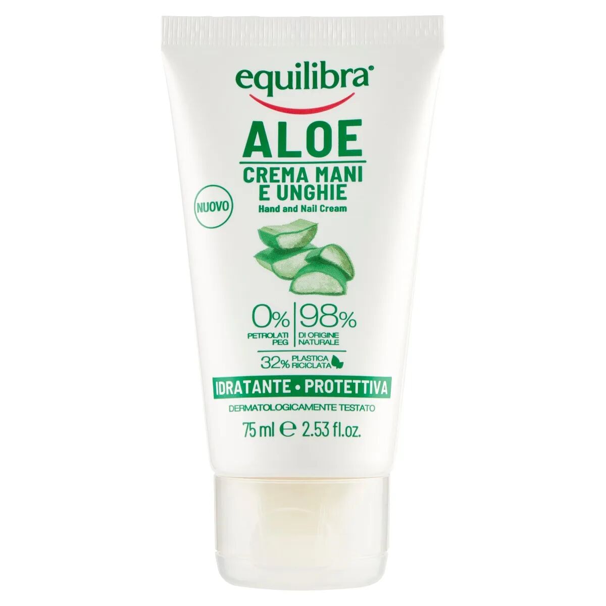 equilibra aloe crema mani e unghie idratante protettiva 75 ml