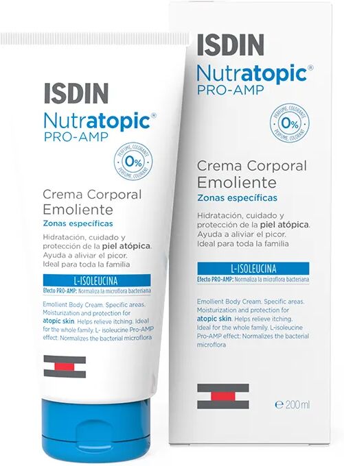 isdin nutratopic pro-amp crema emolliente pelle atopica 200 ml