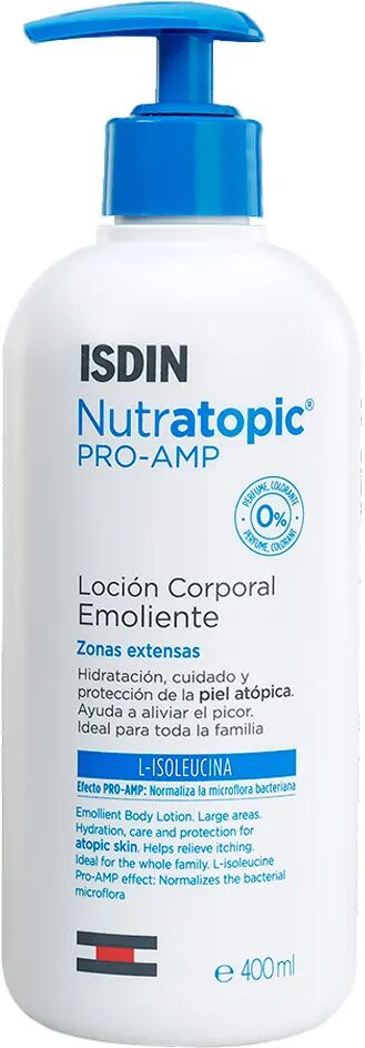 isdin nutratopic pro-amp lozione idratante per pelle atopica 400 ml