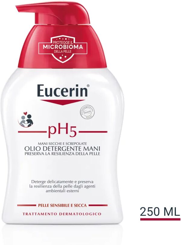 eucerin ph5 olio detergente mani pelle sensibile 250 ml