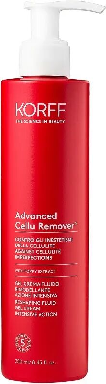 korff advanced cellu remover gel crema rimodellante 250 ml