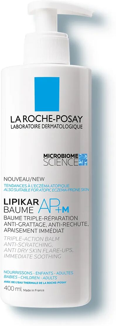 la roche posay lipikar crema corpo balsamo riparatore tripla azione (anti-prurito, anti-ricomparsa, sollievo immediato) 400 ml