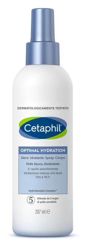 cetaphil optimal hydration siero idratante spray corpo 207 ml