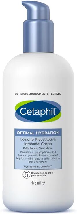 cetaphil optimal hydration lozione ricostitutiva idratante corpo 473 ml