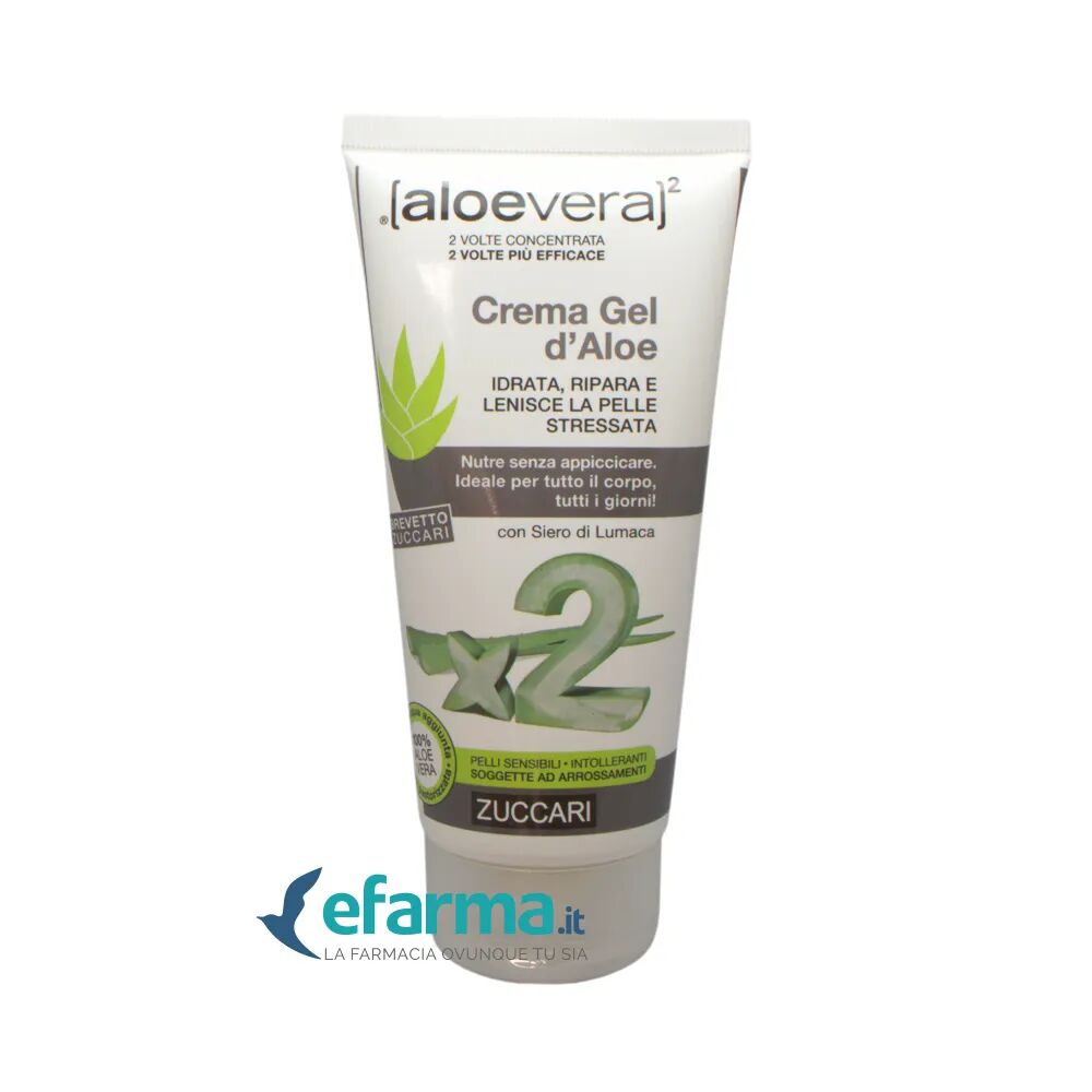 aloevera2 zuccari crema gel di aloe vera idratante corpo 150 ml