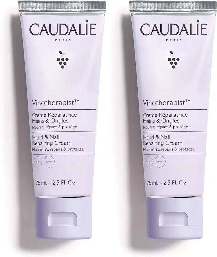 caudalie vinotherapist duo crema riparatrice mani e unghie 2x75 ml