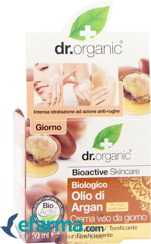 dr. organic argan crema viso giorno 50 ml