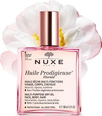 nuxe olio secco huile prodigieuse olio secco floreale viso corpo capelli 100 ml