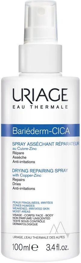 Uriage Bariéderm Cica-Spray Assorbente Riparatore Lenitivo 100 ml