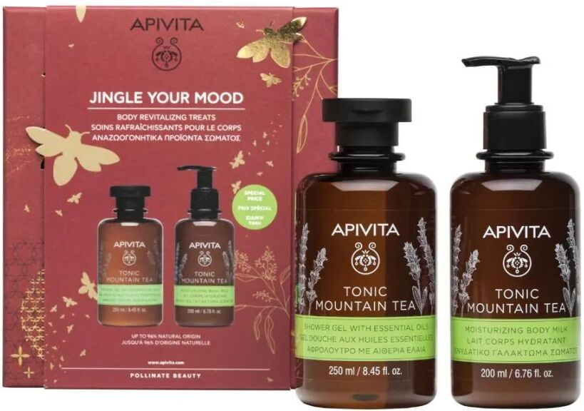 Apivita Jingle Your Mood Cofanetto Con Gel Doccia + Latte Corpo