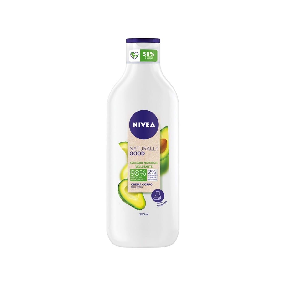 Nivea Naturally Good Crema Corpo Idratante Aloe Naturale 350 ml