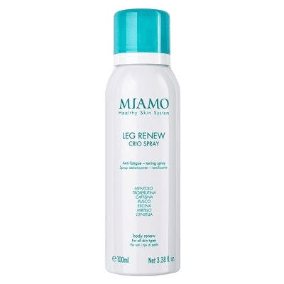 MEDSPA Srl Miamo Leg Renew Crio Spray - Spray corpo per gambe - Rinfrescante e tonificante immediato - 100ml MEDSPA Srl Miamo Leg Renew Crio Spray - Spray corpo per gambe - Rinfrescante e tonificante immediato - 100ml