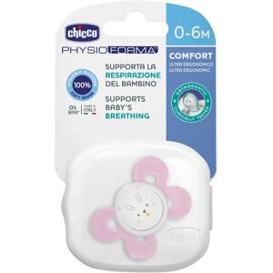 Chicco Physio Comfort Succhietto Silicone Girl 0-6 Mesi