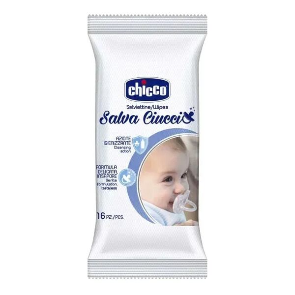 chicco salviettine salva ciuccio monouso 16 pezzi