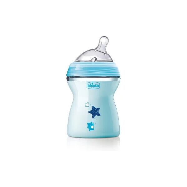 chicco biberon natural feeling 2m+ boy 250 ml