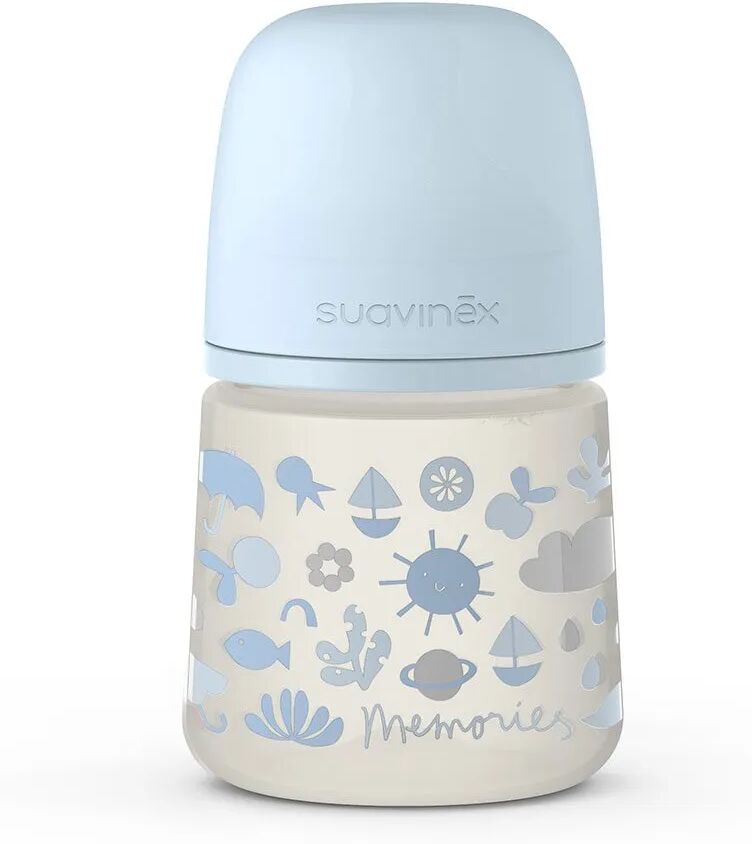 suavinex memories biberon sx pro silicone azzurro 150 ml