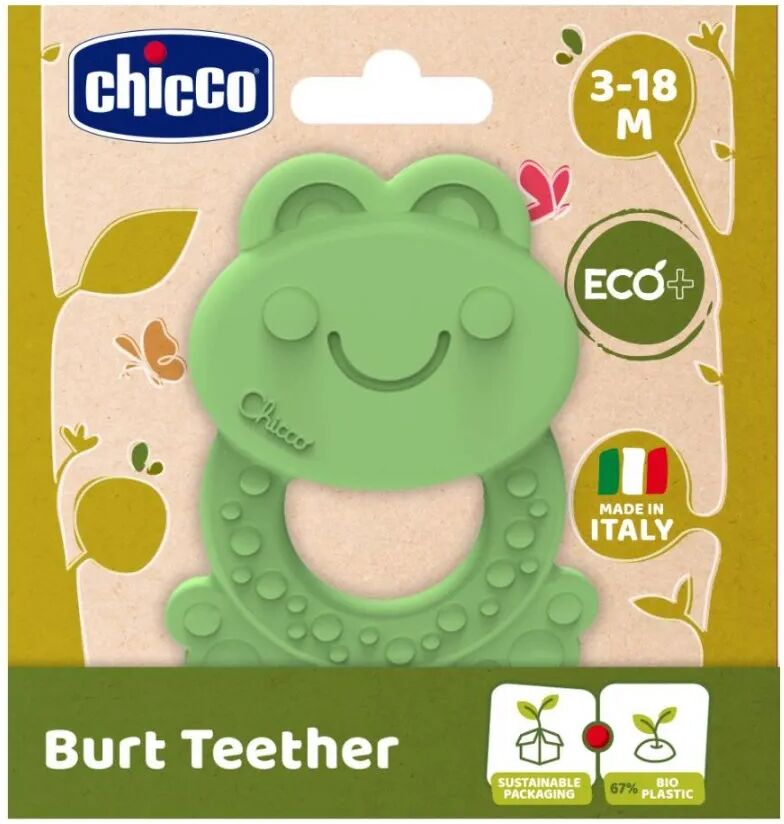 chicco massaggiagengive in plastica morbida forma rana 1 pezzo