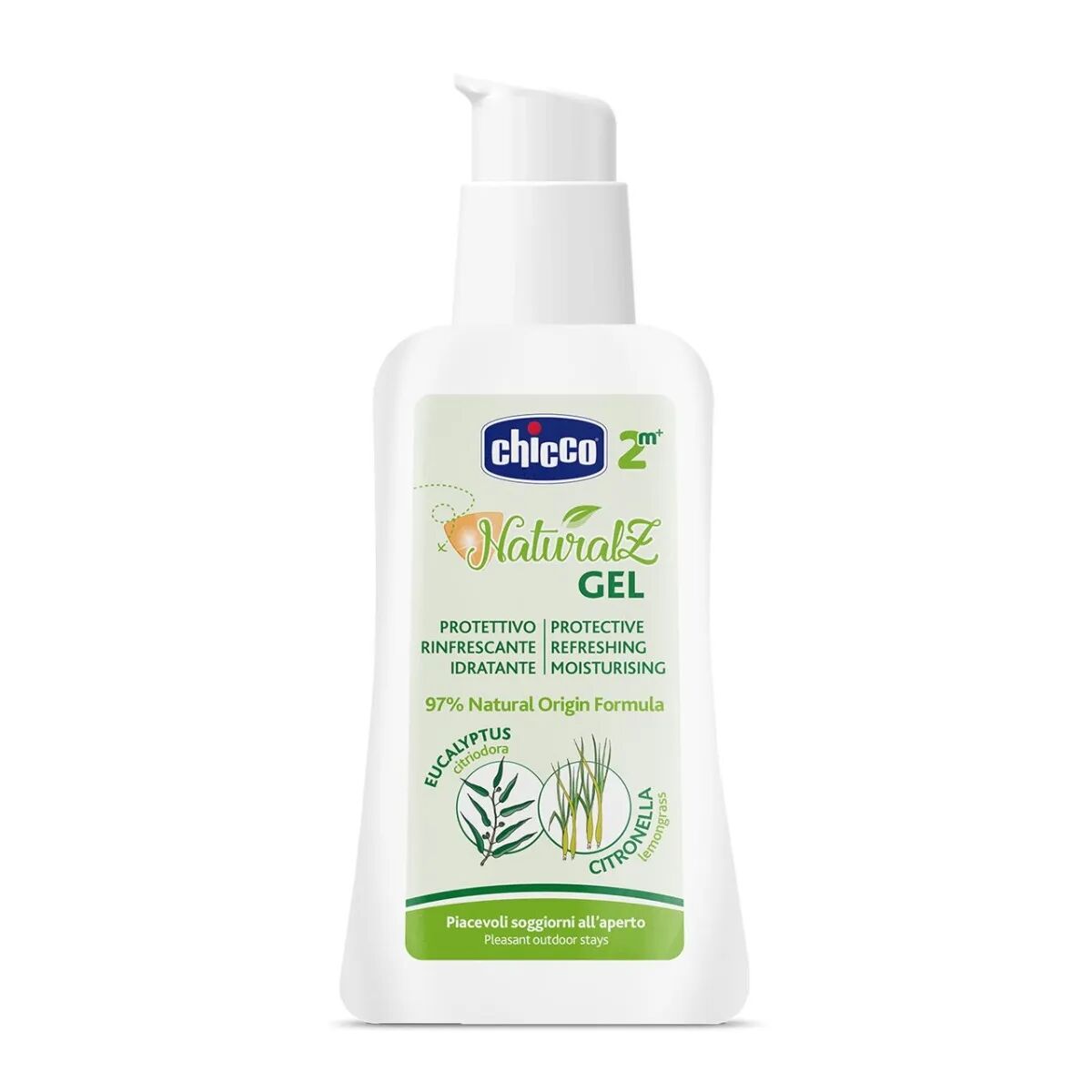 chicco gel naturalz protettivo & rinfrescante antizanzare per neonati e bambini 60 ml