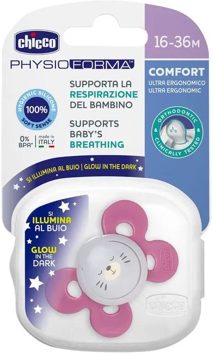 Chicco PhysioForma Comfort Succhietto Rosa 16-36 m