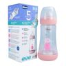 Chicco Biberon Perfect 5 +2 m Flusso Medio In Silicone Girl 240 ml