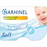 Narhinel Aspiratore Nasale Neonati e Bambini Soft con 2 Ricambi Soft con Filtro Assorbente