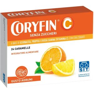 CORYFIN C Senza Zucchero Caramelle Agli Agrumi Integratore 24 Pezzi