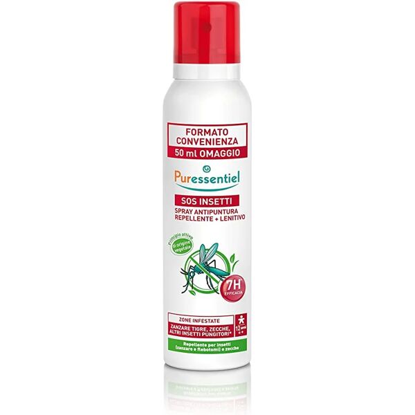 puressentiel sos insetti spray antipuntura 200 ml