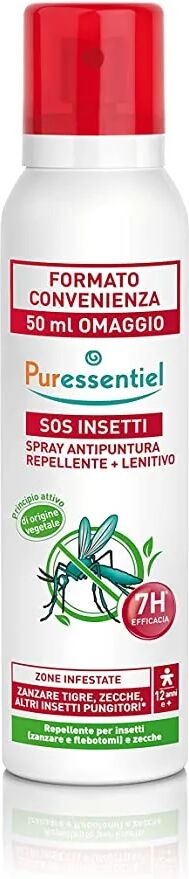 puressentiel sos insetti spray antipuntura 200 ml