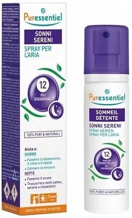 Puressentiel Sonni Sereni con 12 Olii Essenziali Spray per Uso Atmosferico 200 ml