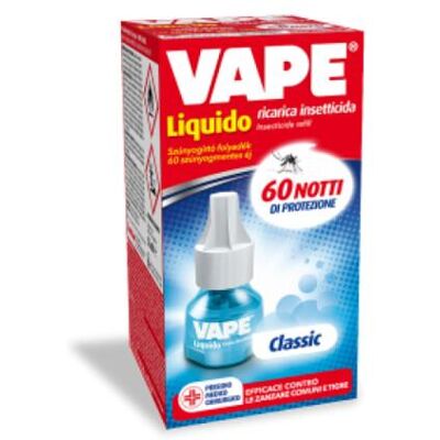 Vape Ricarica Liquida Classic 60 Notti Insetticida 1 Pezzo Vape Ricarica Liquida Classic 60 Notti Insetticida 1 Pezzo