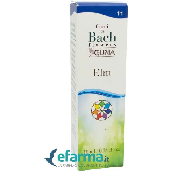 guna fiori di bach elm risolutezza gocce 10 ml