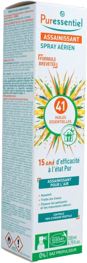 puressentiel spray purificante agli oli essenziali per ambiente 200 ml