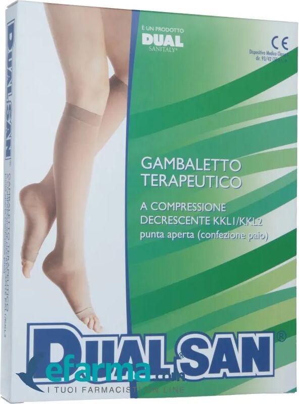 Dualsan Gambaletto Terapeutico KKL1 Punta Aperta Taglia 3