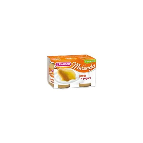 plasmon dessert omogeneizzato yogurt pera 2 vasetti da 120 g