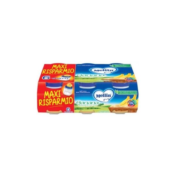 mellin omogeneizzato di frutta banana 6 x 100 g