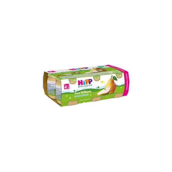 hipp biologico omogeneizzato pera wiallms 2x80g