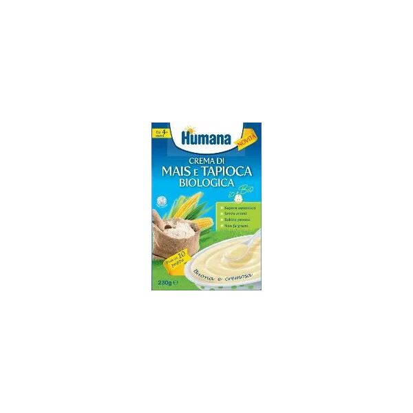 humana crema di mais e tapioca biologica senza glutine 230 g